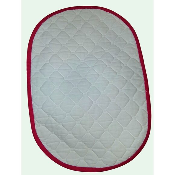 Handmade Quilted Christmas Placemats Set Of 4 Patchwork Design With Red & Green - Picture 9 of 11